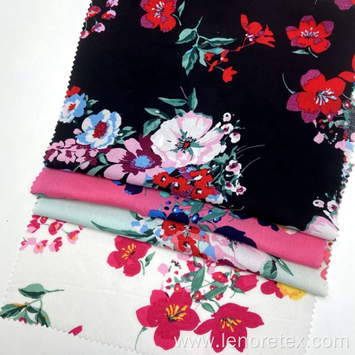 Woven 100% Rayon Printing Fabric For Women Blouses